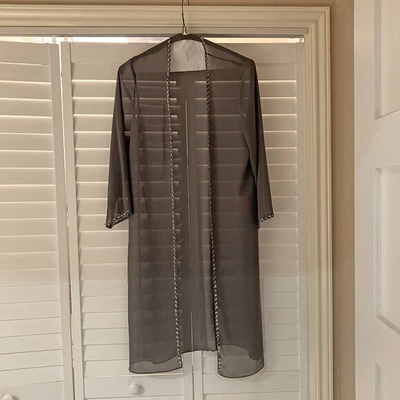 Azazie “Florida” Mother-of-the-Bride/Groom 3-Piece Set / Steel Grey / Size A8 - Picture 5 of 9